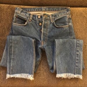 Brandy Melville Blue Straight Leg Jeans